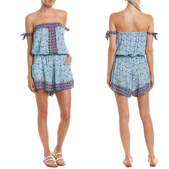 LUCKY BRAND Tile To Bloom Swim Coverup - Picture 3 of 7